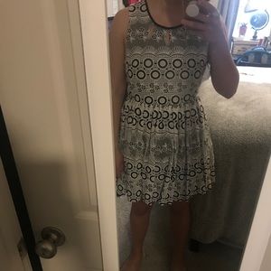 Black and white dress